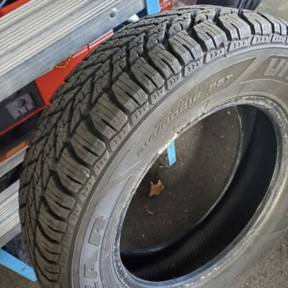 A set of four size 16 Good Year Snow tires for $450